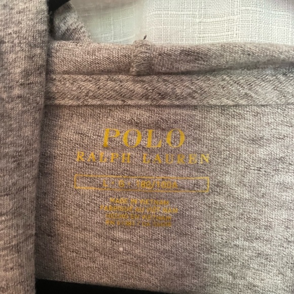 POLO by Ralph Lauren Long Sleeve Jersey Knit Pullover Hoodie Size L - Picture 7 of 8